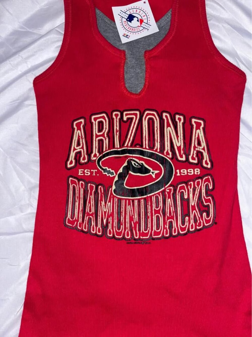 New! Ladies Arizona Diamondbacks Tank Top, Large - Picture 2 of 12